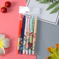 Good-looking Pressing Pen 6 Pcs Ins Cute Student Press Gel Pen Office Stationery Water-based Sign Pen Wholesale sku image 15
