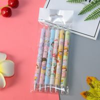 Good-looking Pressing Pen 6 Pcs Ins Cute Student Press Gel Pen Office Stationery Water-based Sign Pen Wholesale sku image 13