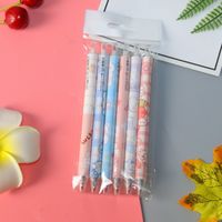 Good-looking Pressing Pen 6 Pcs Ins Cute Student Press Gel Pen Office Stationery Water-based Sign Pen Wholesale sku image 16