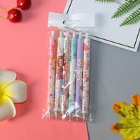 Good-looking Pressing Pen 6 Pcs Ins Cute Student Press Gel Pen Office Stationery Water-based Sign Pen Wholesale sku image 17
