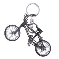 Modern Style Bicycle Alloy Unisex Bag Pendant Keychain main image 5