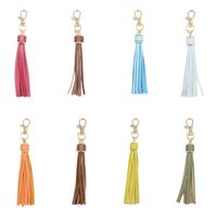 Retro Tassel Pu Leather Alloy Unisex Bag Pendant Keychain main image 3