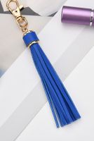 Retro Tassel Pu Leather Alloy Unisex Bag Pendant Keychain sku image 9