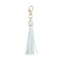 Retro Tassel Pu Leather Alloy Unisex Bag Pendant Keychain sku image 20