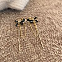 Fashion Geometric Diamond Copper Artificial Gemstones Earrings sku image 2