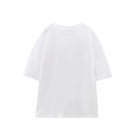 Women's T-shirt Short Sleeve T-shirts Printing Contrast Binding Casual Human main image 5