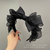 Women's Casual Simple Style Bow Knot Cloth Gauze Hair Band sku image 1
