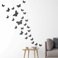 Pastoral Butterfly Arylic Wall Sticker main image 5