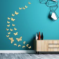 Pastoral Butterfly Arylic Wall Sticker main image 2