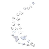 Pastoral Butterfly Arylic Wall Sticker sku image 1