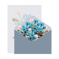 Simple Style Flower Paper Daily Envelope sku image 6