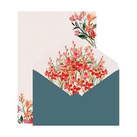 Simple Style Flower Paper Daily Envelope sku image 9