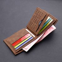 Men's Solid Color Pu Leather Open Wallets main image 5