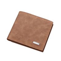 Men's Solid Color Pu Leather Open Wallets main image 6