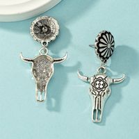 1 Pair Retro Ethnic Style Cattle Plating Alloy Drop Earrings main image 3