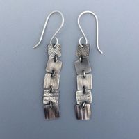 1 Pair Ethnic Style Square Plating Alloy Drop Earrings main image 6