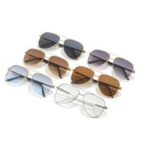 Modern Style Solid Color Pc Toad Glasses Full Frame Men's Sunglasses main image 1