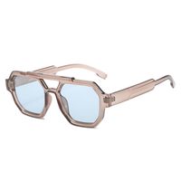 Elegant Basic Solid Color Pc Polygon Full Frame Women's Sunglasses sku image 2