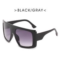 Simple Style Solid Color Ac Square Full Frame Women's Sunglasses sku image 3