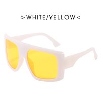 Simple Style Solid Color Ac Square Full Frame Women's Sunglasses sku image 7