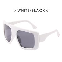Simple Style Solid Color Ac Square Full Frame Women's Sunglasses sku image 10