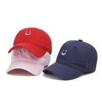 Children Unisex Casual Smiley Face Embroidery Baseball Cap main image 4