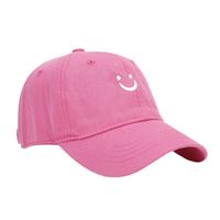 Children Unisex Casual Smiley Face Embroidery Baseball Cap main image 3