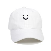 Children Unisex Casual Smiley Face Embroidery Baseball Cap sku image 2