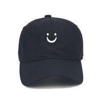 Children Unisex Casual Smiley Face Embroidery Baseball Cap sku image 1