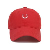 Children Unisex Casual Smiley Face Embroidery Baseball Cap sku image 5