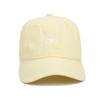 Children Unisex Casual Smiley Face Embroidery Baseball Cap sku image 8