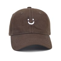 Children Unisex Casual Smiley Face Embroidery Baseball Cap sku image 15