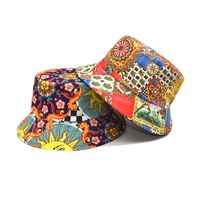 Unisex Classic Style Printing Printing Flat Eaves Bucket Hat main image 2