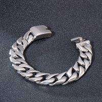 Hip-hop Punk Solid Color Titanium Steel Men's Bracelets main image 6