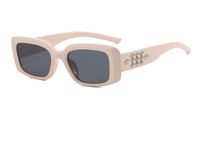 Y2k Solid Color Ac Square Full Frame Women's Sunglasses sku image 4
