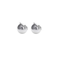 Commute Solid Color Metal Plating Women's Ear Studs 1 Pair main image 4