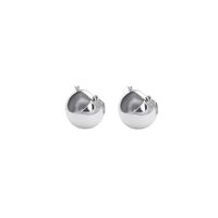 Commute Solid Color Metal Plating Women's Ear Studs 1 Pair sku image 2