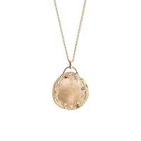 Le Cuivre Sucré Style Simple Placage Incruster Couronne Zircon Pendentif main image 5