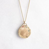 Copper Sweet Simple Style Plating Inlay Wreath Zircon Pendant Necklace main image 4