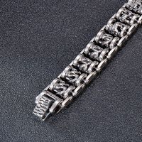 Hip-hop Geometric Titanium Steel Plating Men's Bracelets main image 6