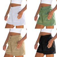 Women's Casual Solid Color Spandex Polyester Pocket Active Bottoms Casual Pants main image 1