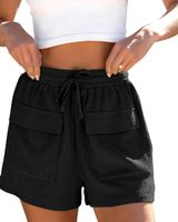 Women's Casual Solid Color Spandex Polyester Pocket Active Bottoms Casual Pants sku image 2