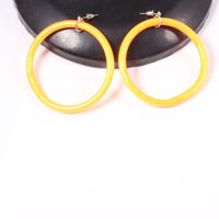 1 Pair Simple Style Classic Style Solid Color Alloy Earrings main image 2