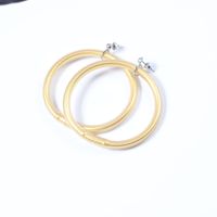 1 Pair Simple Style Classic Style Solid Color Alloy Earrings sku image 10