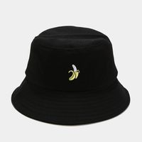 Women's Classic Style Fruit Embroidery Wide Eaves Bucket Hat sku image 24