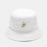 Women's Classic Style Fruit Embroidery Wide Eaves Bucket Hat sku image 25