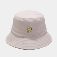 Women's Classic Style Fruit Embroidery Wide Eaves Bucket Hat sku image 29