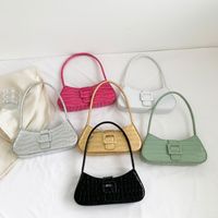 Women's Small All Seasons Pu Leather Elegant Shoulder Bag Underarm Bag main image 5