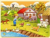 Puzzles Toddler(3-6years) Cartoon Wood Toys sku image 19