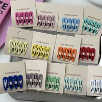 Simple Style Solid Color Alloy Hollow Out Hair Clip main image 5